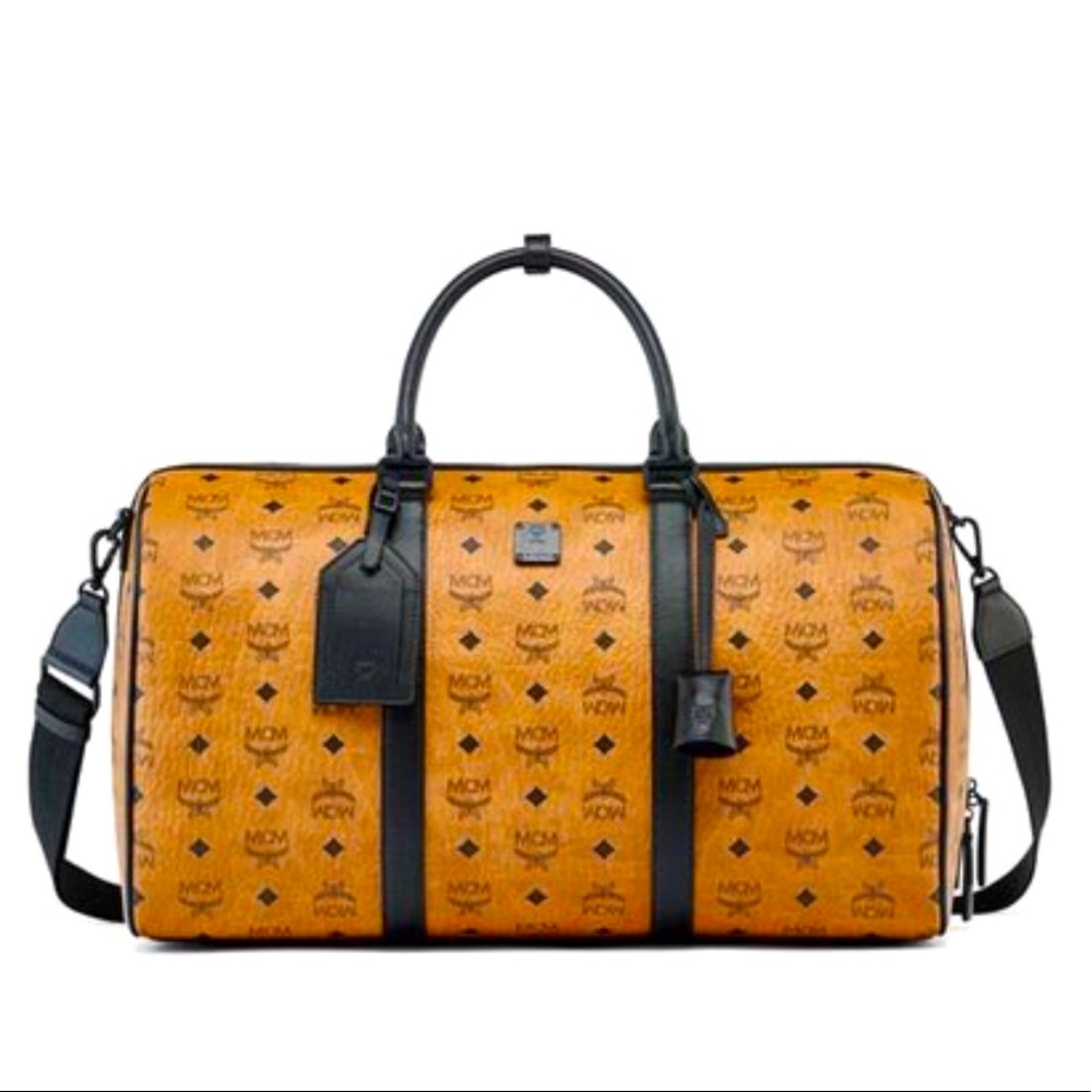 MCM COGNAC VISETOS WEEKENDER